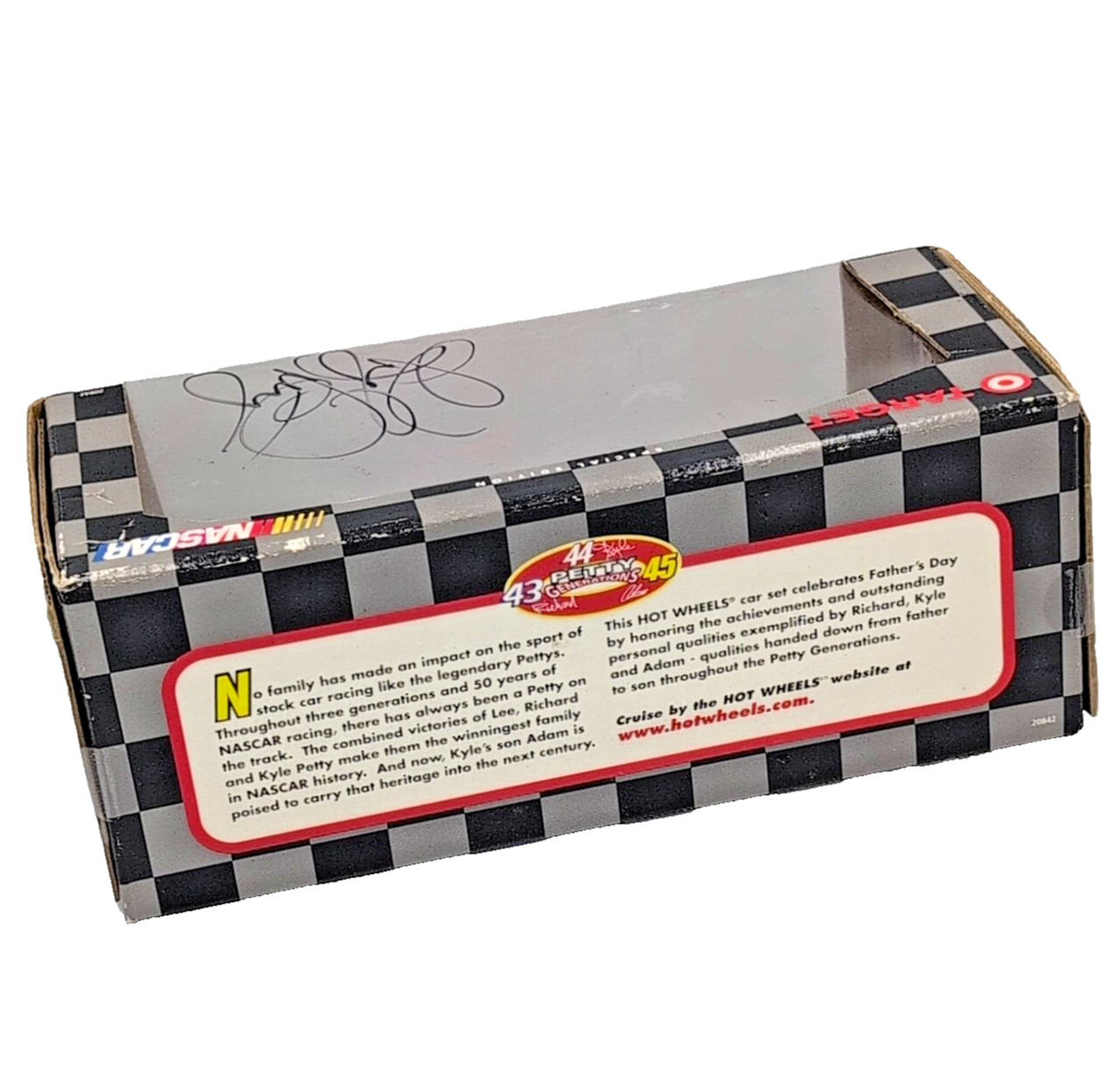 Autographed 1998 Hot Wheels Petty Generations 3 Car Set Richard, Kyle, & Adam