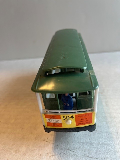 CABLE CAR 504 – MUNICIPAL RAILWAY SAN FRANCISCO – Green – Please see photos!