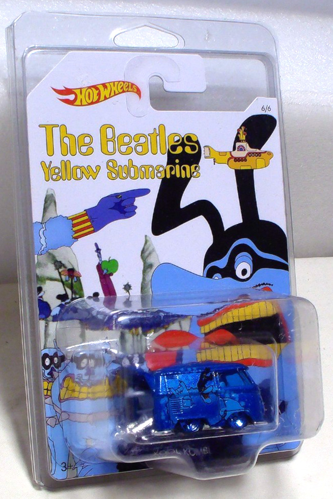:Hot Wheels The Beatles Yellow Submarine Blue Meanies Kool Kombi 1:64 Diecast