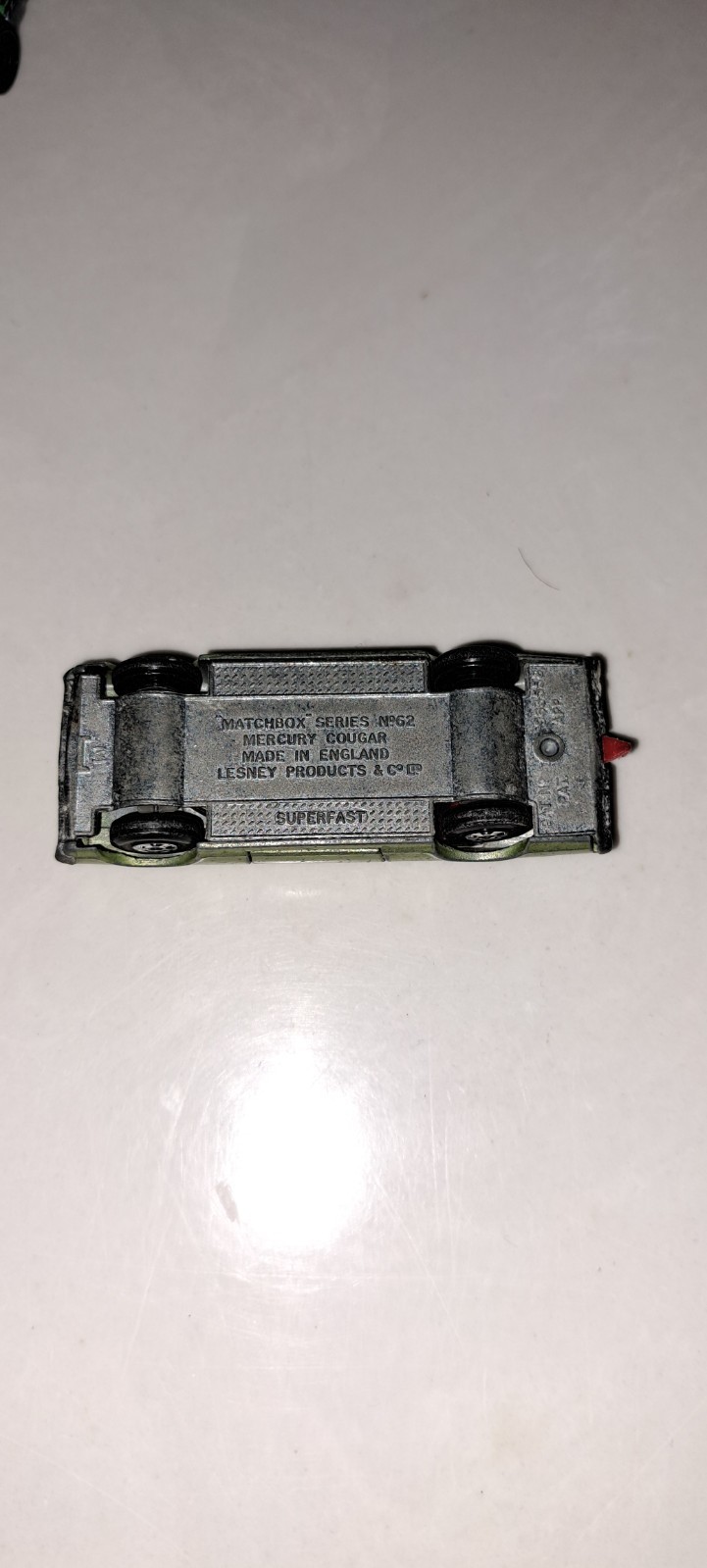 1968 VINTAGE MATCHBOX #62 SUPERFAST MERCURY COUGAR MOKO LESNEY