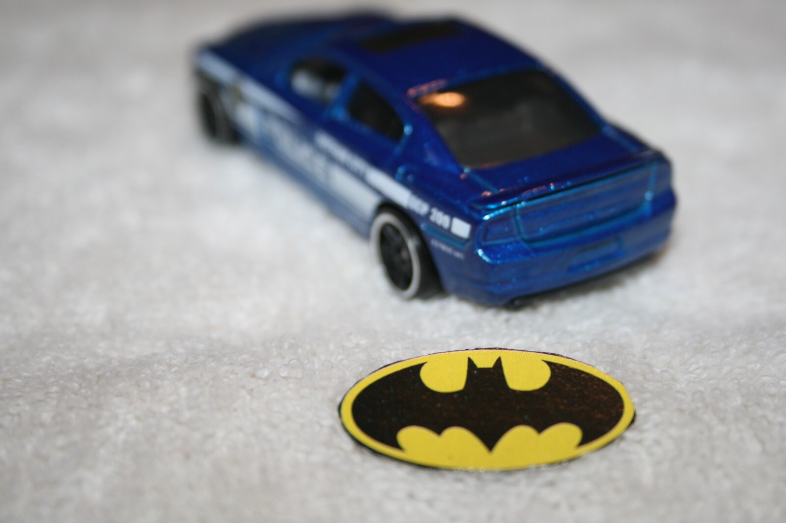 NEW 2023 Hot Wheels Batman 2011 Dodge Charger R/T GCPD Police Blue Gotham city
