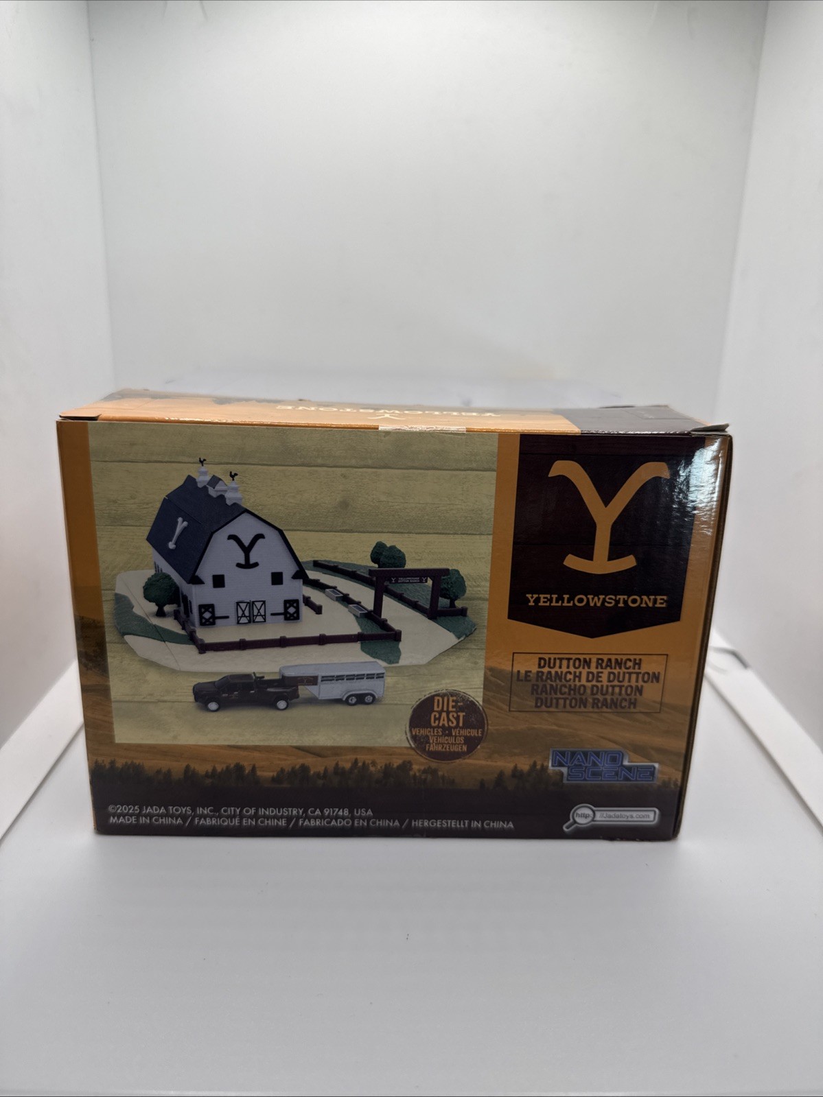 Jada Toys Nano Scene Yellowstone Dutton Ranch Diecast Set White Black Brown 2025