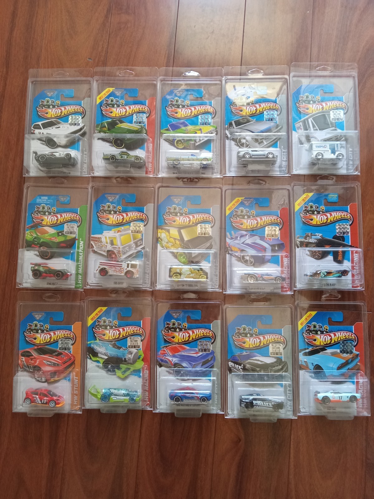 FACTORY SEALED 2013 Hot Wheels Treasure Hunts Complete Set 15 Cars FACTORY SEALE