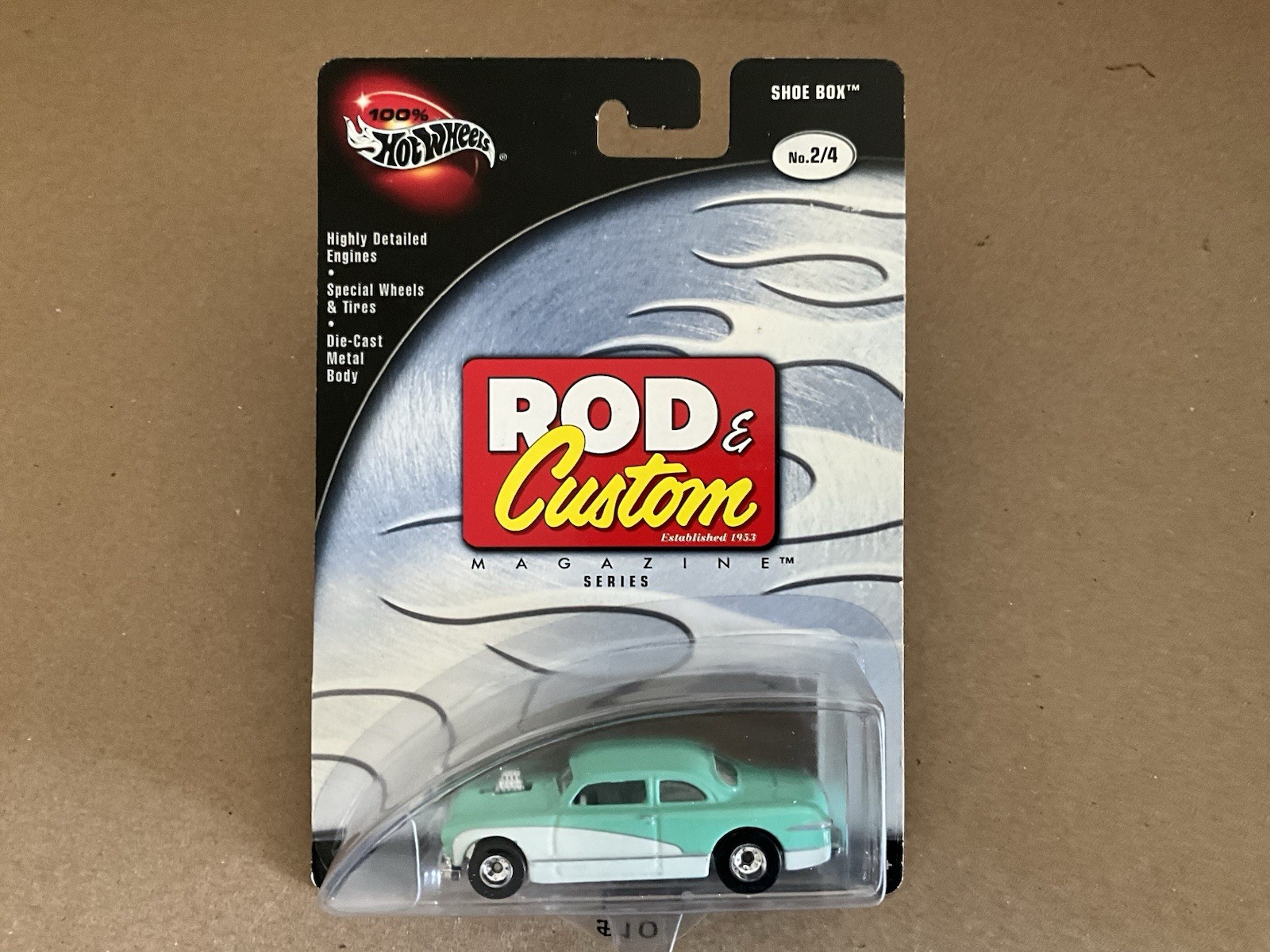 Hot Wheels Rod & Custom Magazine Series Shoe Box Ford Green/White