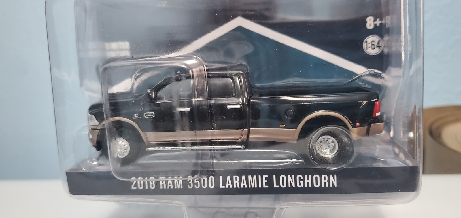 GreenLight 1:64 2018 Ram 3500 Laramie Longhorn Die-cast Black