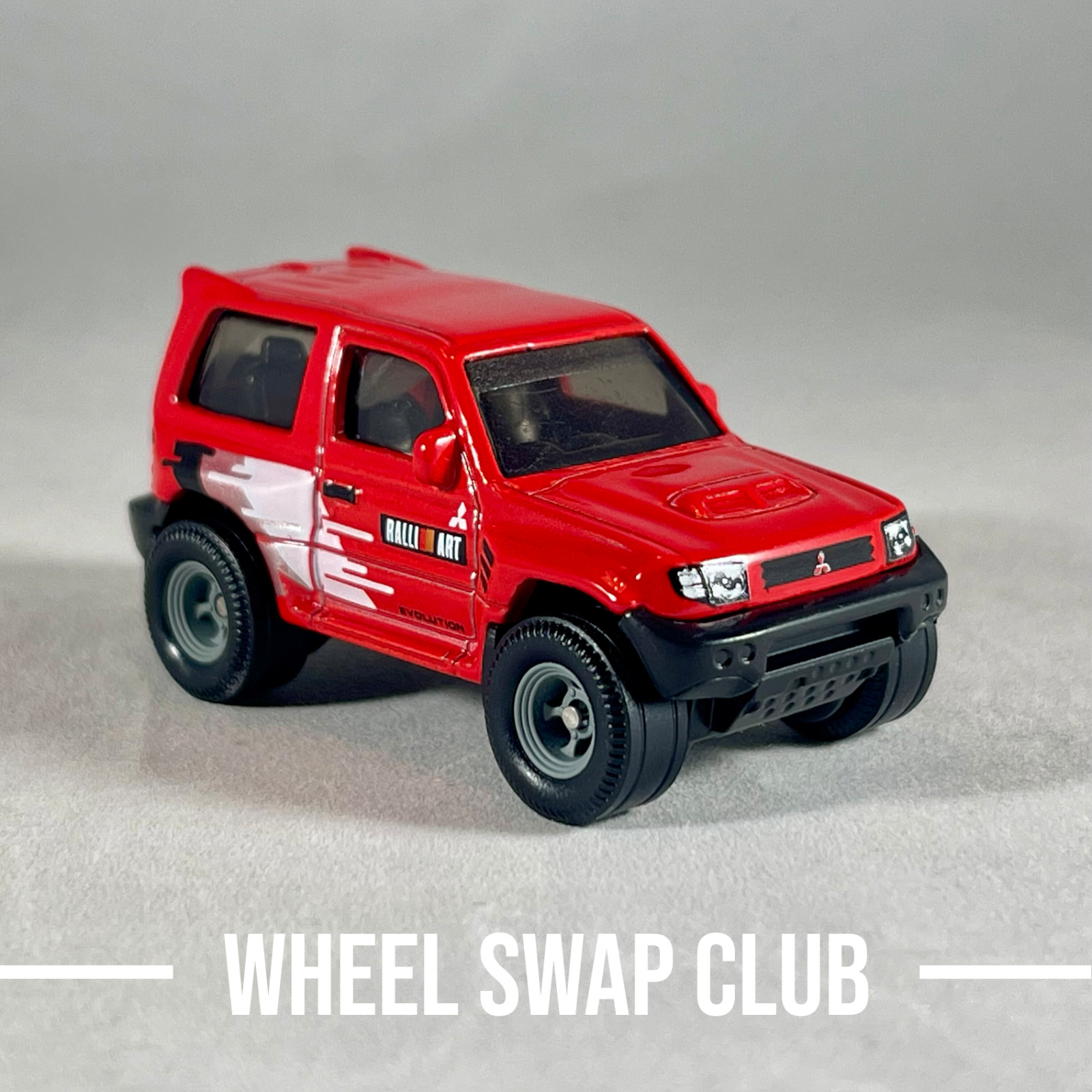 Hot Wheels MITSUBISHI PAJERO EVOLUTION Custom Wheel Swap – Real Riders