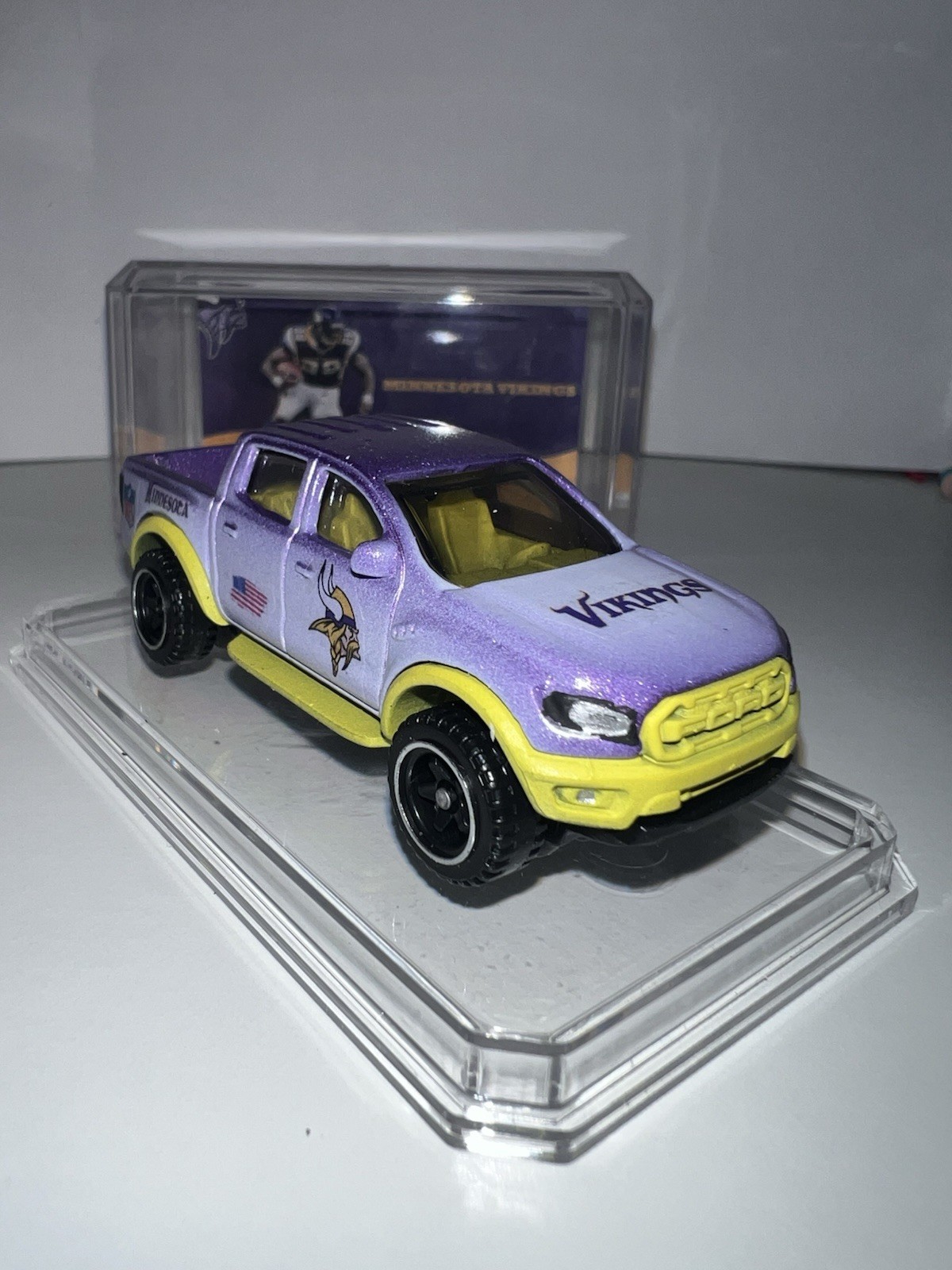 Hot Wheels – ‘19 Ford Ranger Raptor Custom Minnesota Vikings NFL Football