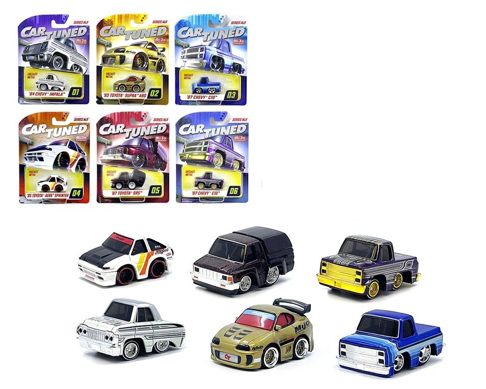 CarTuned 1:64 Mijo Exclusives Series MJ1 Assortment of 6 Cars Set, Factory Seal