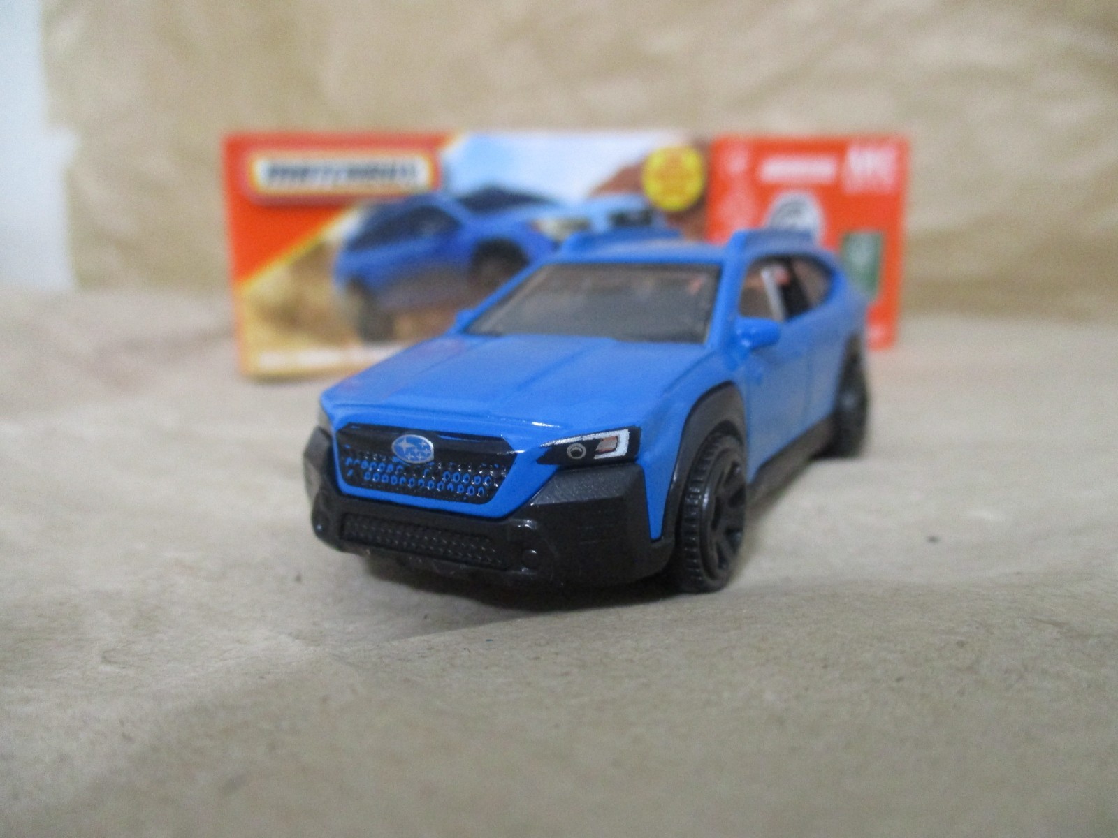 Matchbox 1-125 series #99 2023 Subaru Outback Blue 1/64 Scale Diecast