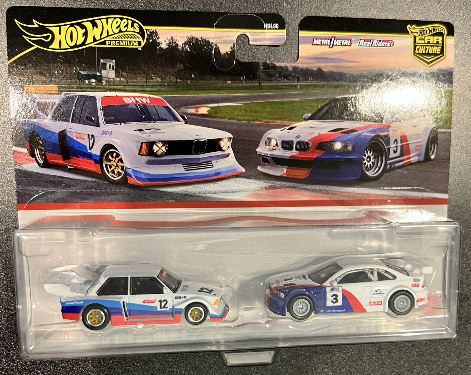 Hot Wheels Premium Car Culture 2 Pack BMW 320 Group 5 & 2001 BMW M3 GTR