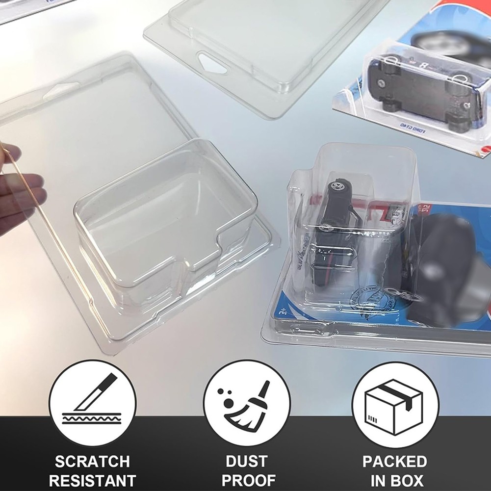 Clear Plastic Protector for HW Model Toy Car Dustproof Clamshell Cases Display