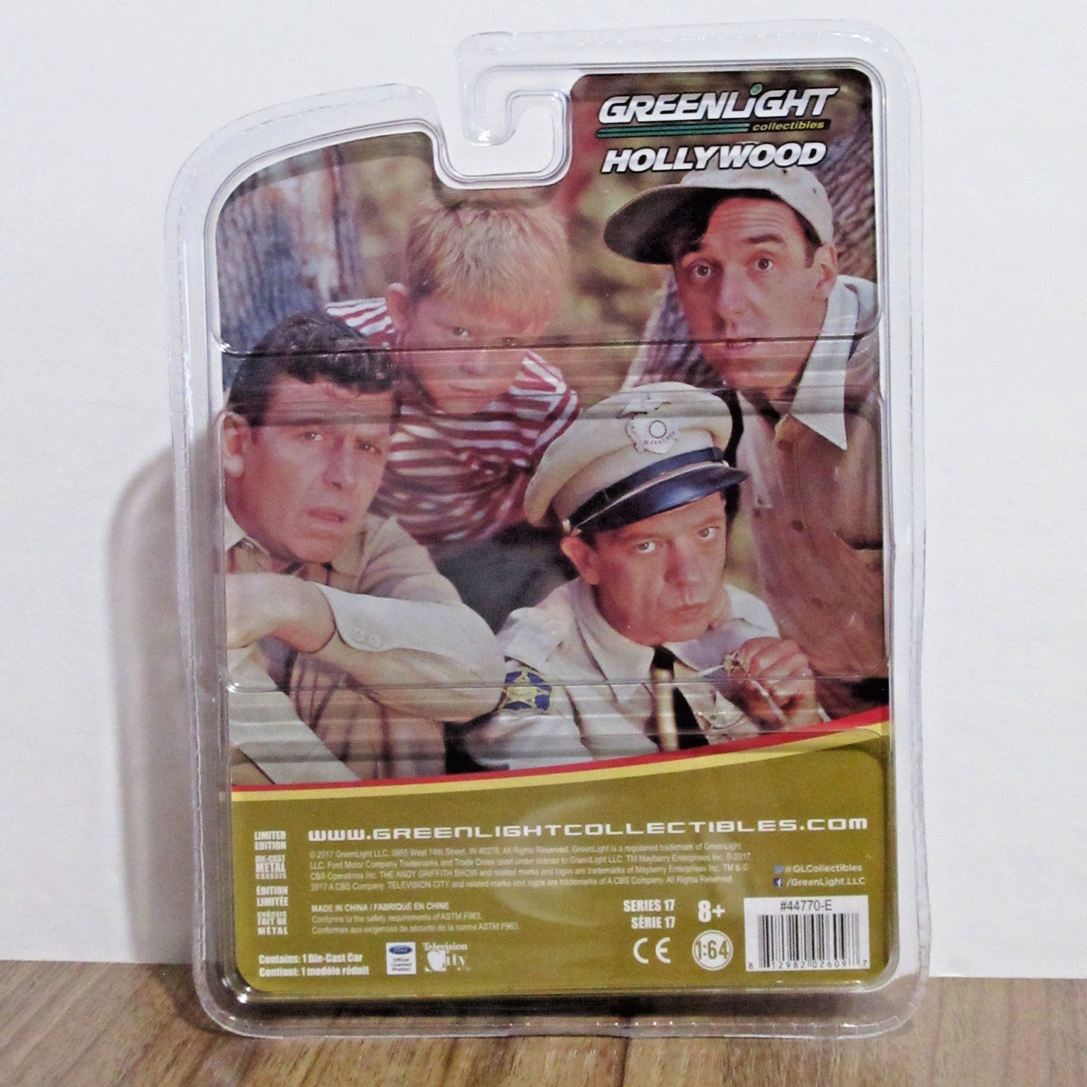 GREENLIGHT 1/64 HOLLYWOOD ANDY GRIFFITH SHOW 1956 FORD F-100 (blue) Series 17