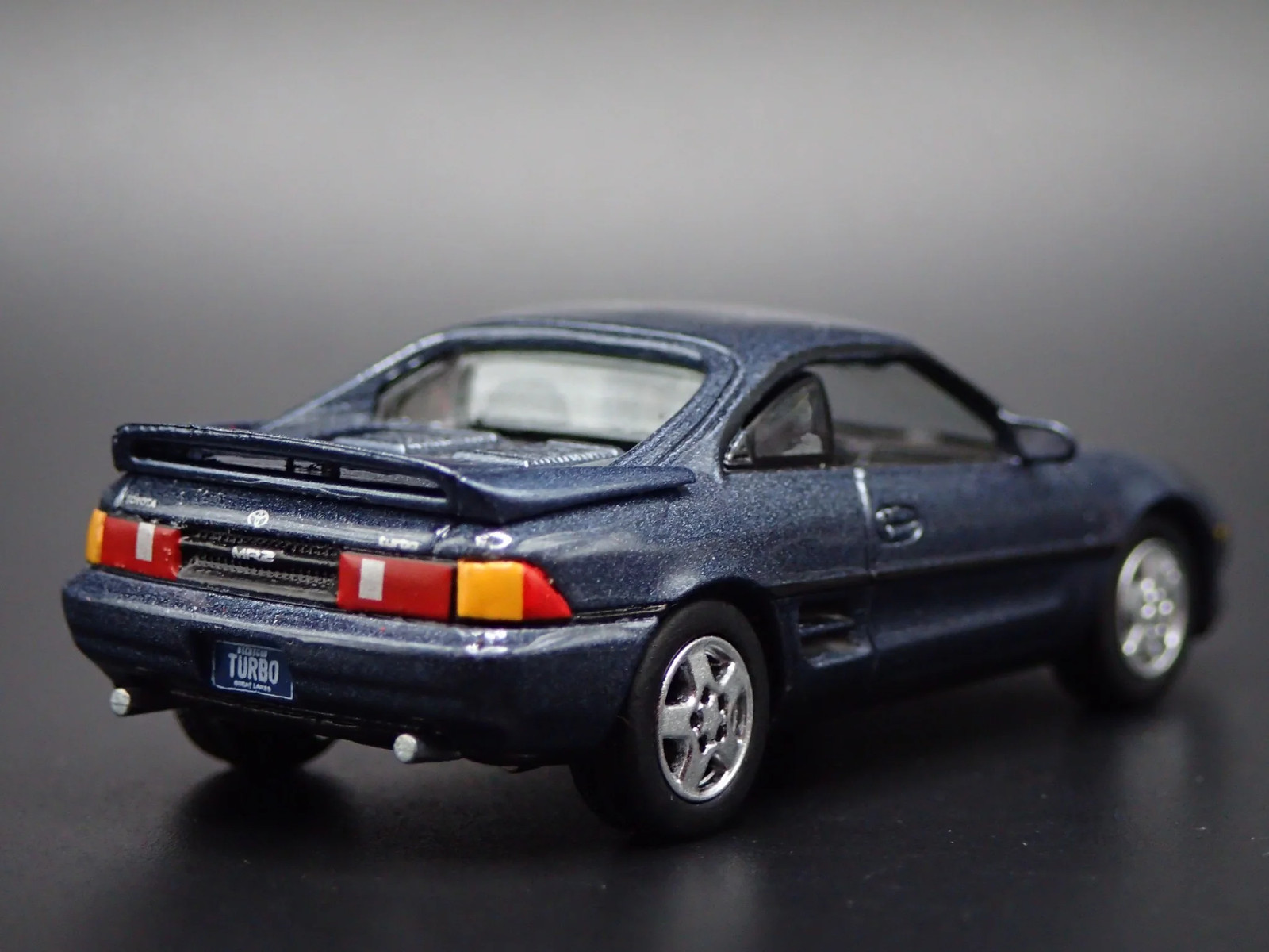 1989-1999 TOYOTA MR2 TURBO GRAY 1/64 SCALE COLLECTIBLE DIORAMA DIECAST MODEL CAR