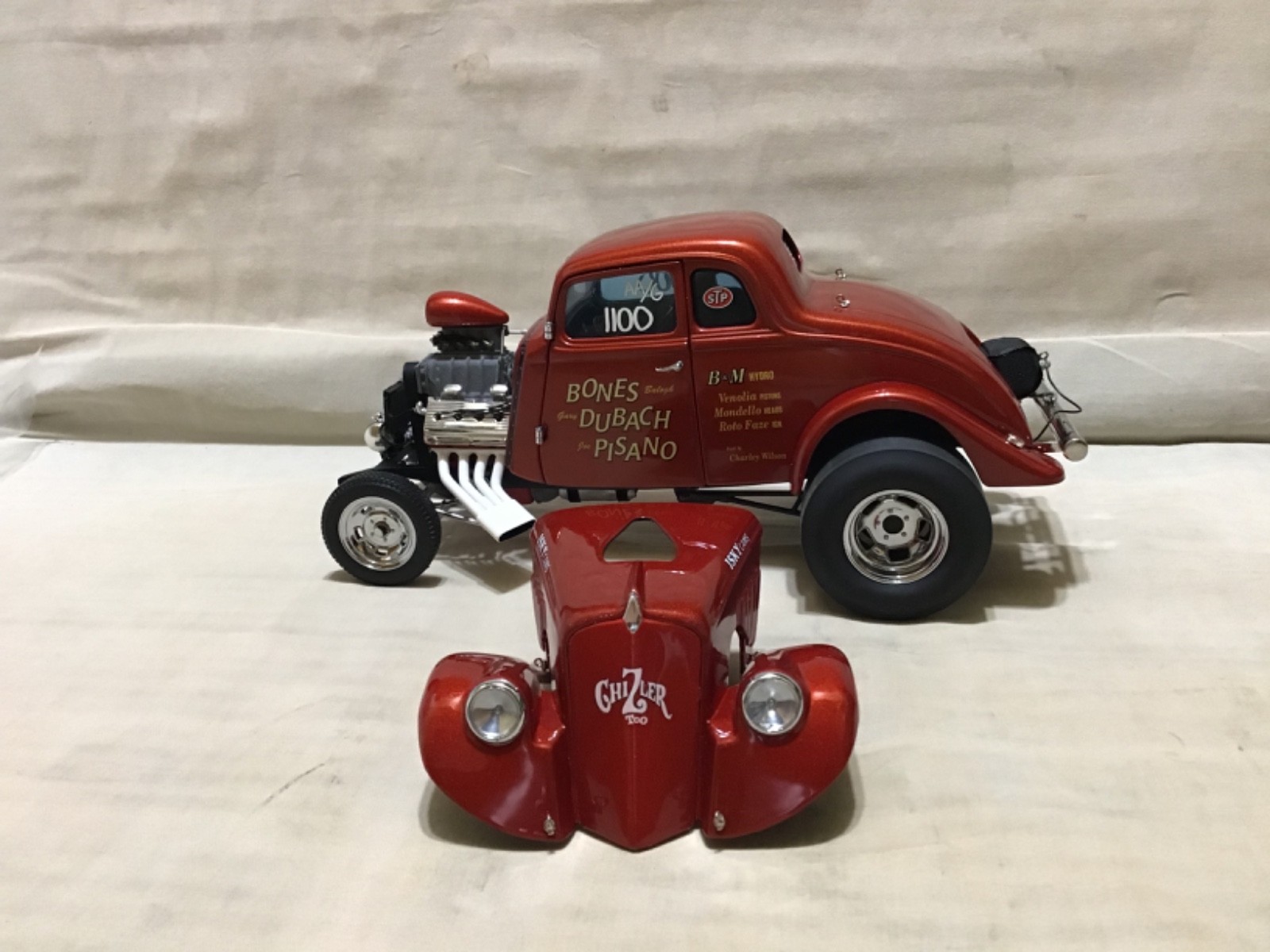BONES DUBACH PISANO CAST 1933 WILLYS GASSER 1/18 PRECISION MINIATURES NHRA PRM07
