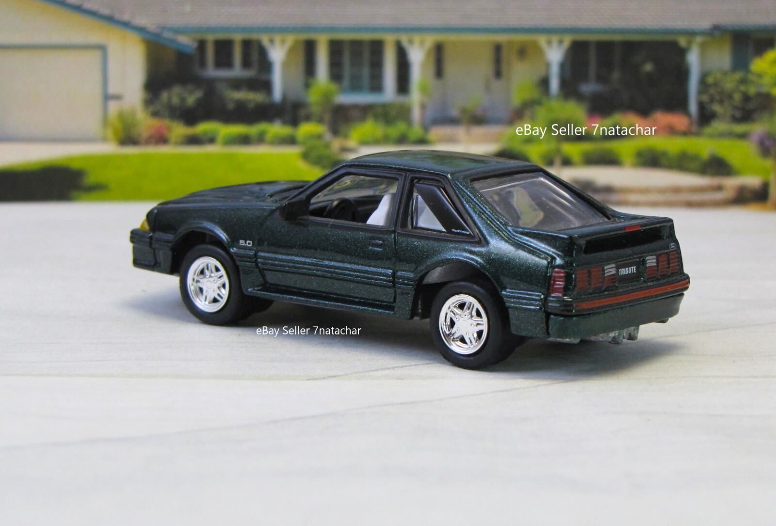 1987 – 1993 Ford Mustang GT Fox Body Hatchback Model 1/64 Scale Wheels Limited
