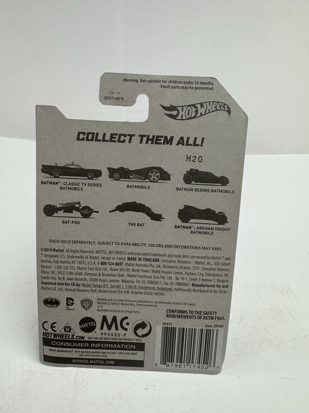 Hot Wheels 1966 Batmobile Classic TV Series 2014 2015 2016 Nice # 1/6