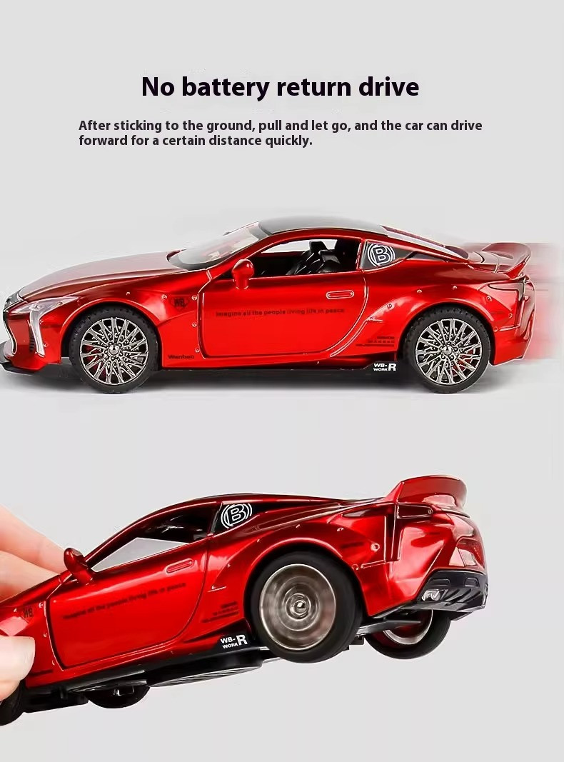 1:32 Lexus LC500 Alloy Sports Car Model Diecast Metal Toy Racing Car Vehicle