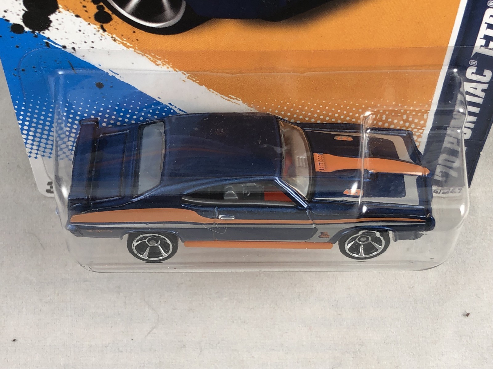 Hot Wheels 2012 Pontiac GTO Judge Blue Muscle Mania – GM 4/10 104/247 Blue