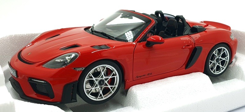 Norev 1/18 Scale Diecast 187271 – 2023 Porsche 718 Spyder RS – Red