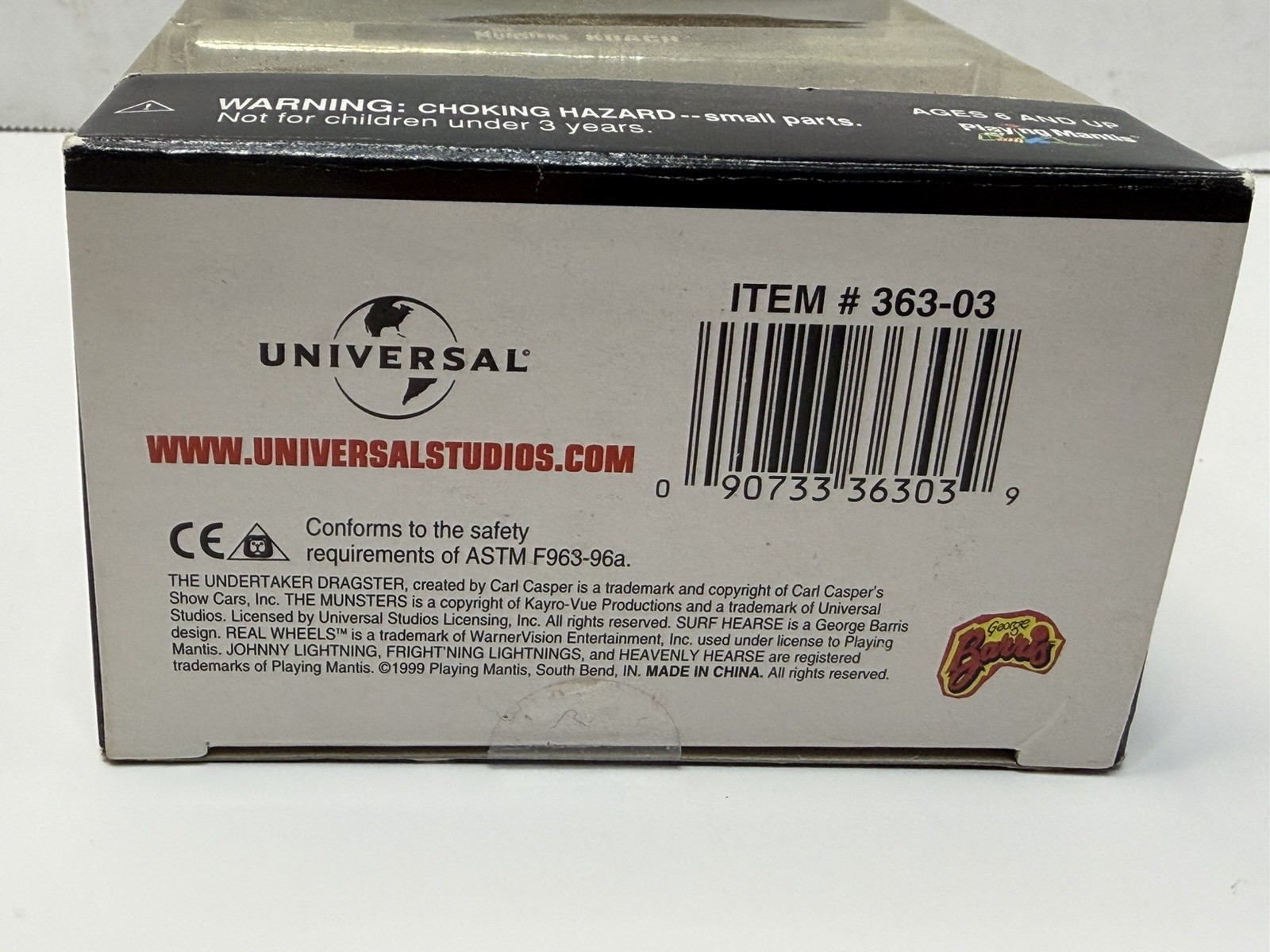 Johnny Lightning First Shot The Munsters Koach 1:64 1/5000 Ford Model T Body