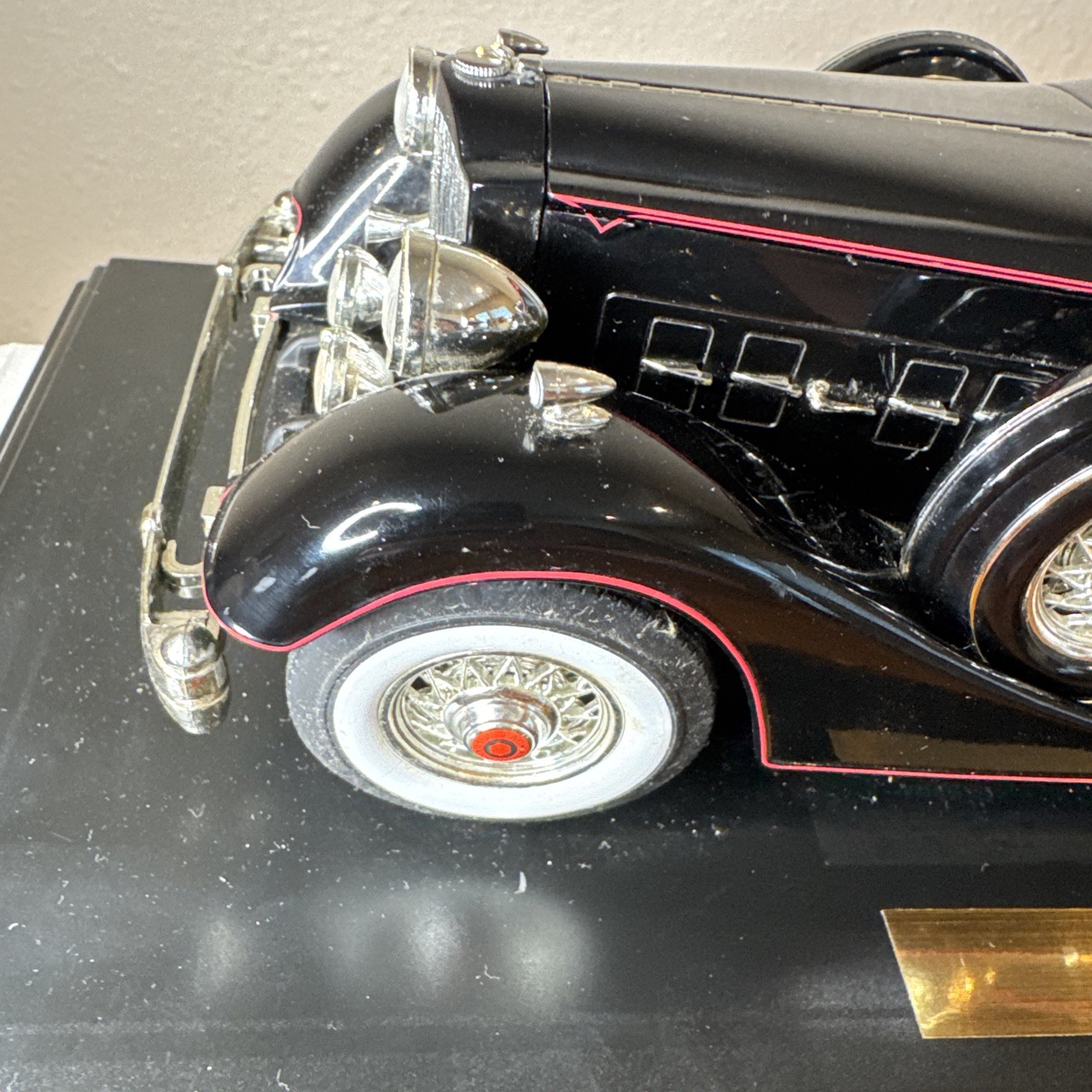 1934 Anson Packard Car Model 1:18 Scale Black Beauty. Removable Top ￼