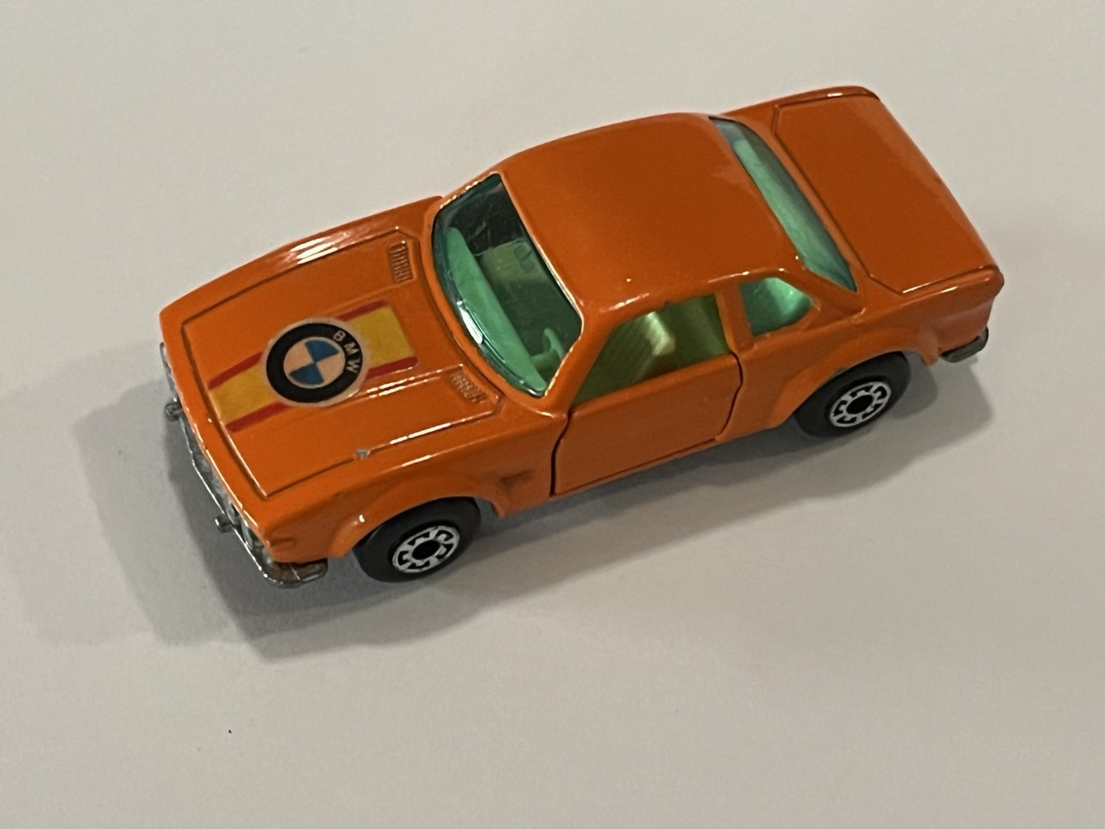 1976 Matchbox Lesney Superfast Orange BMW 3.0 CSL #45 1:64 Opening Doors VG
