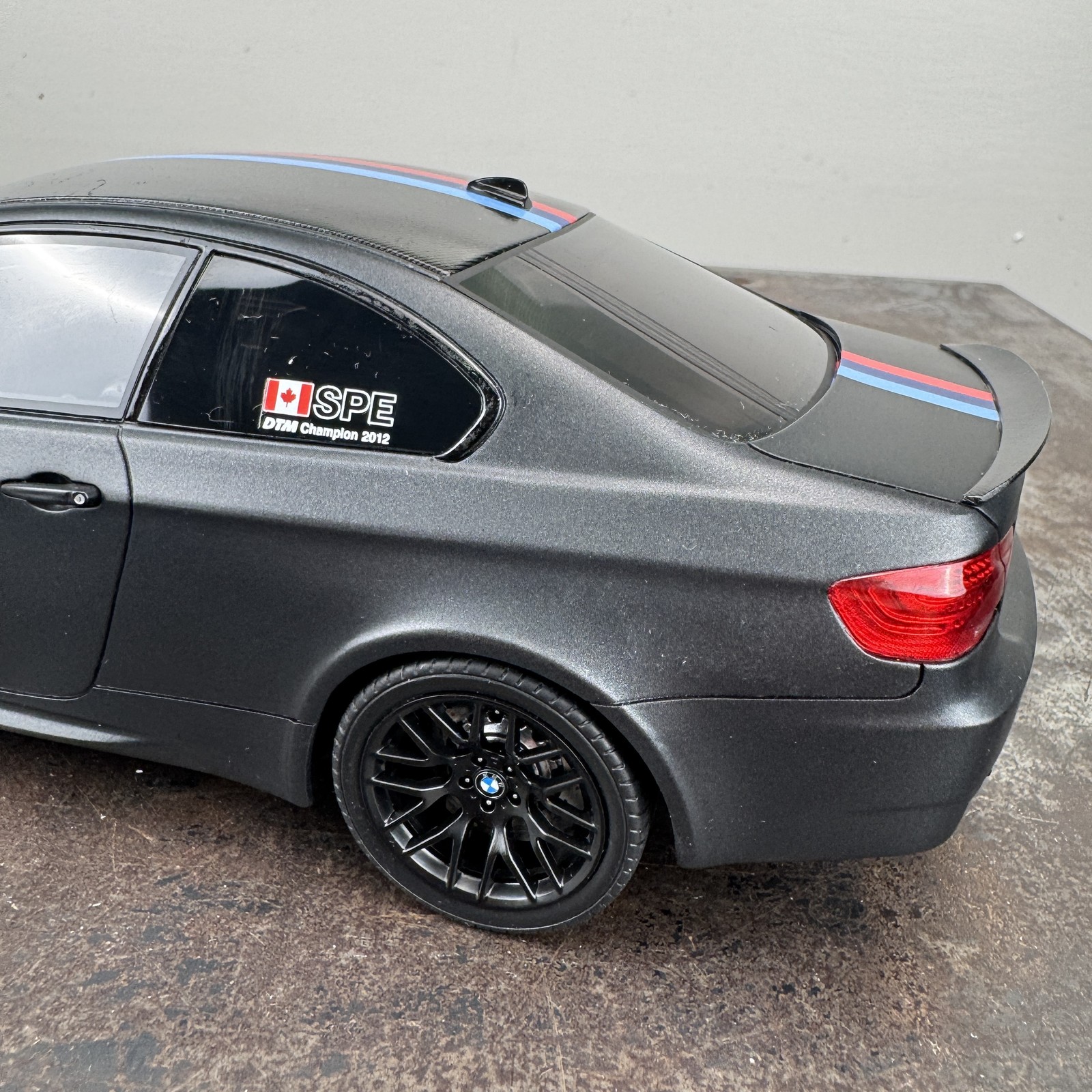 GT SPIRIT 1/18 Scale BMW M3 E92 DTM Champion Resin Model Car BLACK
