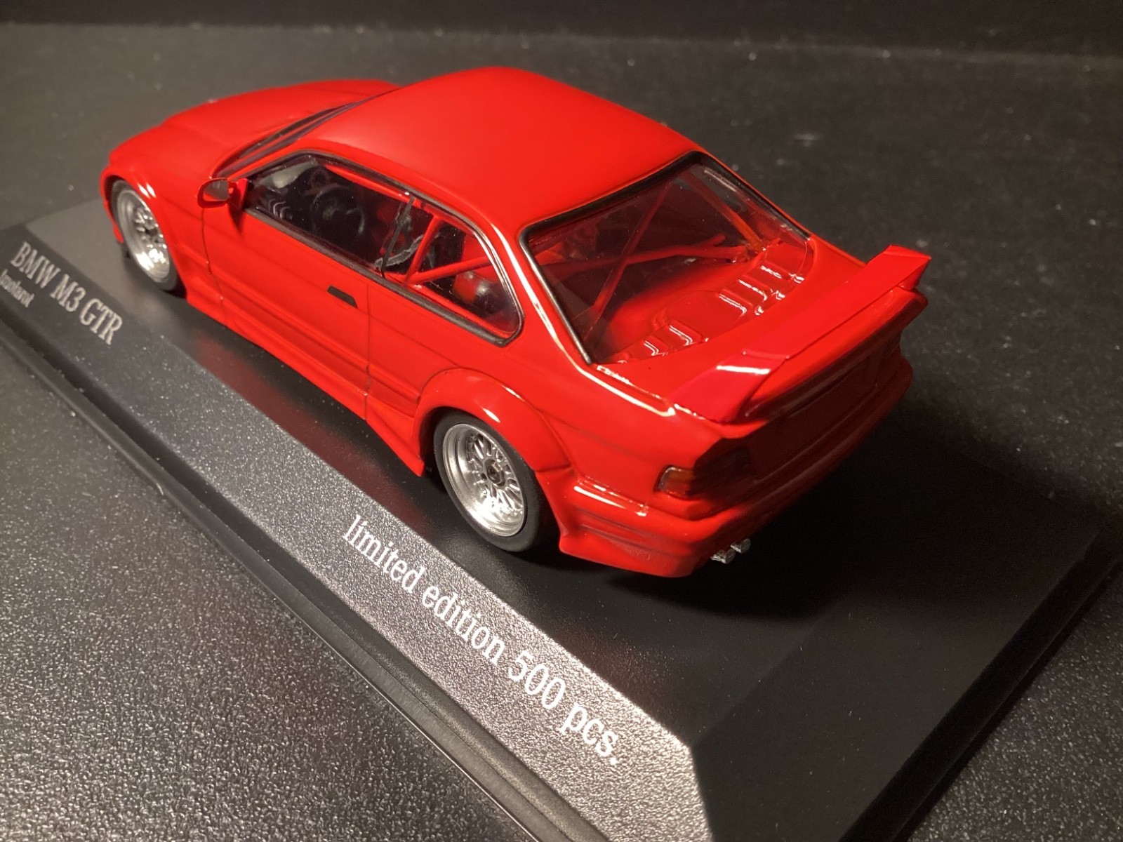 BMW M3 GTR E36 1993 Minichamps Rare Limited in scale 1/43