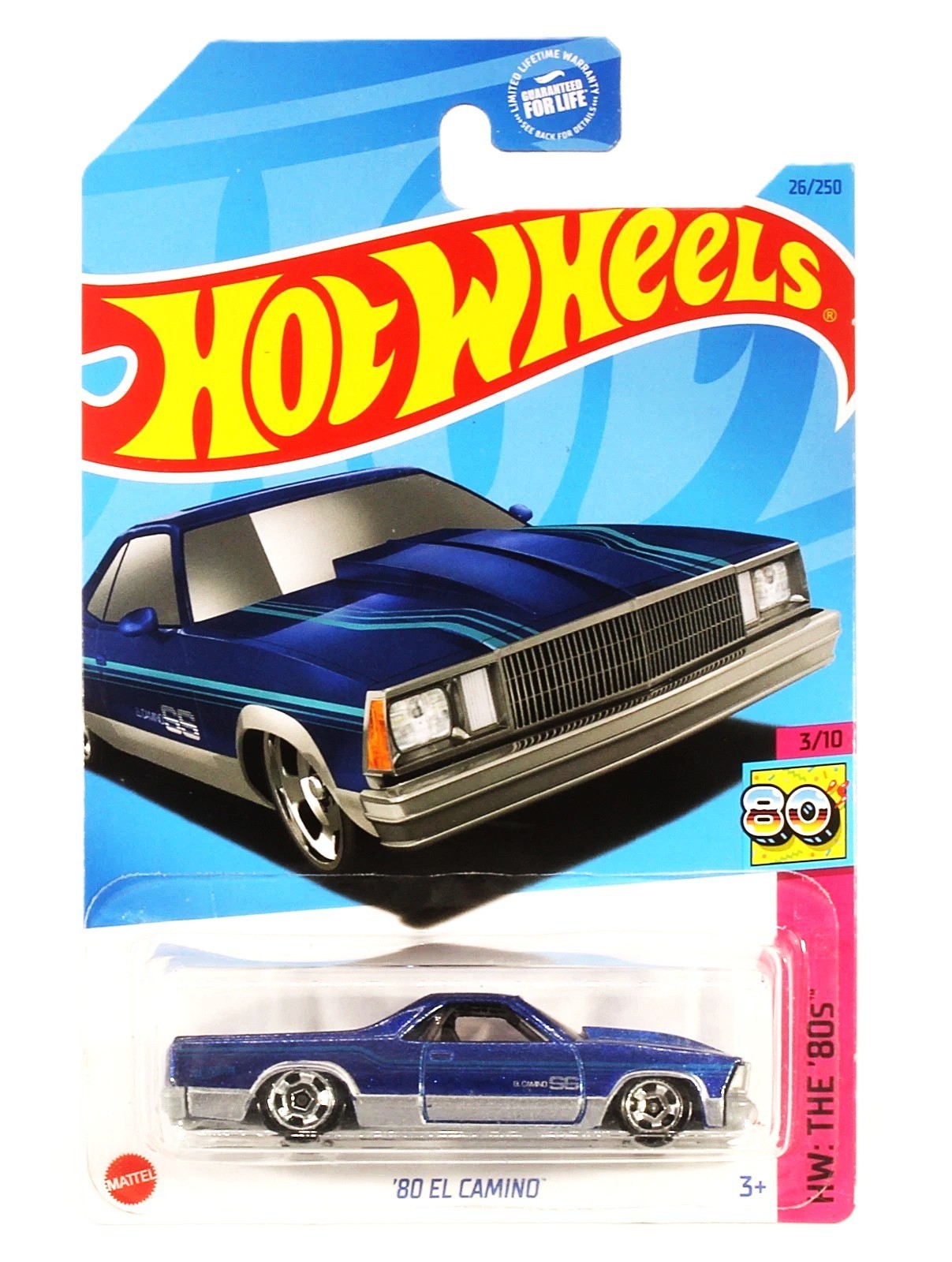 Hot Wheels 2023 Blue ’80 El Camino #26, Hot Wheels The 80’s 3/10