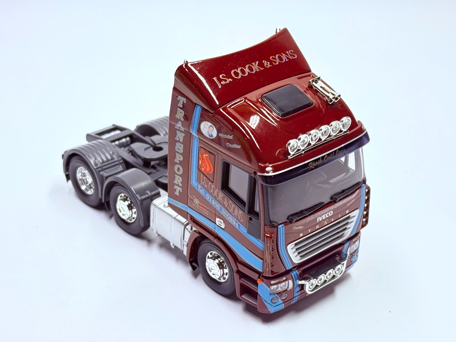 CORGI IVECO STRALIS TRACTOR UNIT MODEL ONLY J.S. COOK & SONS 1:50 SCALE CC15004