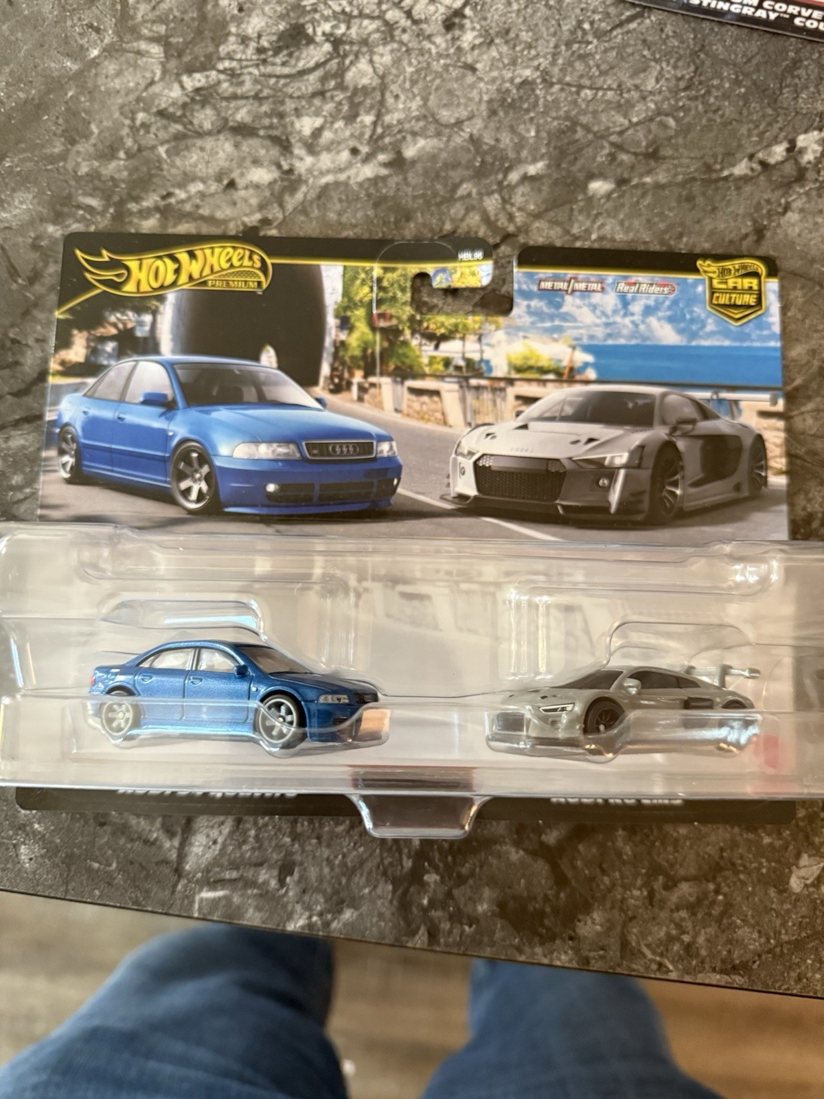 Hot Wheels Premium Car Culture Twin 2 Pack Audi S4 Quattro & Audi R8 LMS