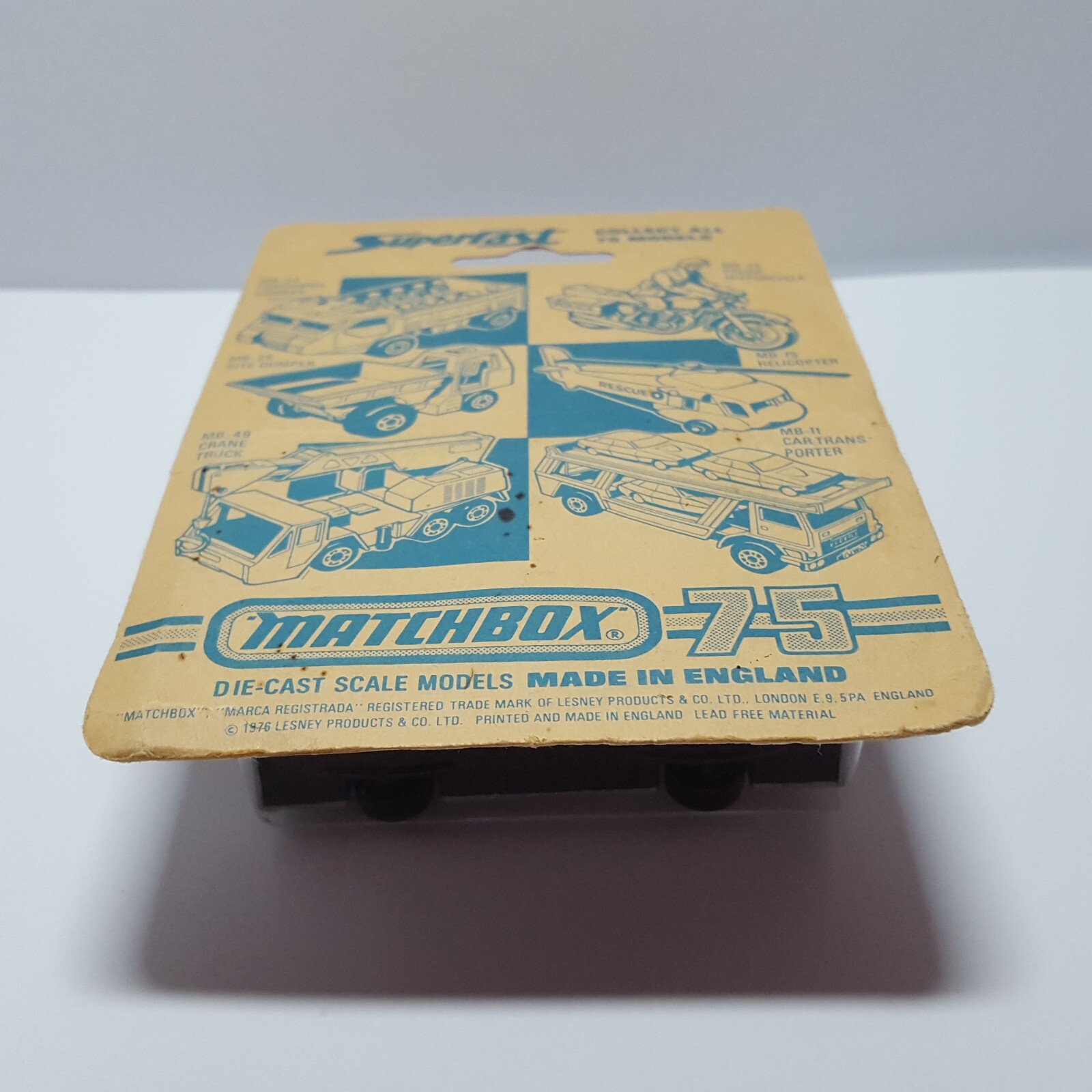 Lesney Matchbox Superfast #17 Silver Jubilee Leyland London Bus w/ Painted Base