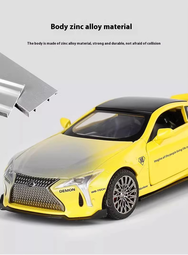 1:32 Lexus LC500 Alloy Sports Car Model Diecast Metal Toy Racing Car Vehicle
