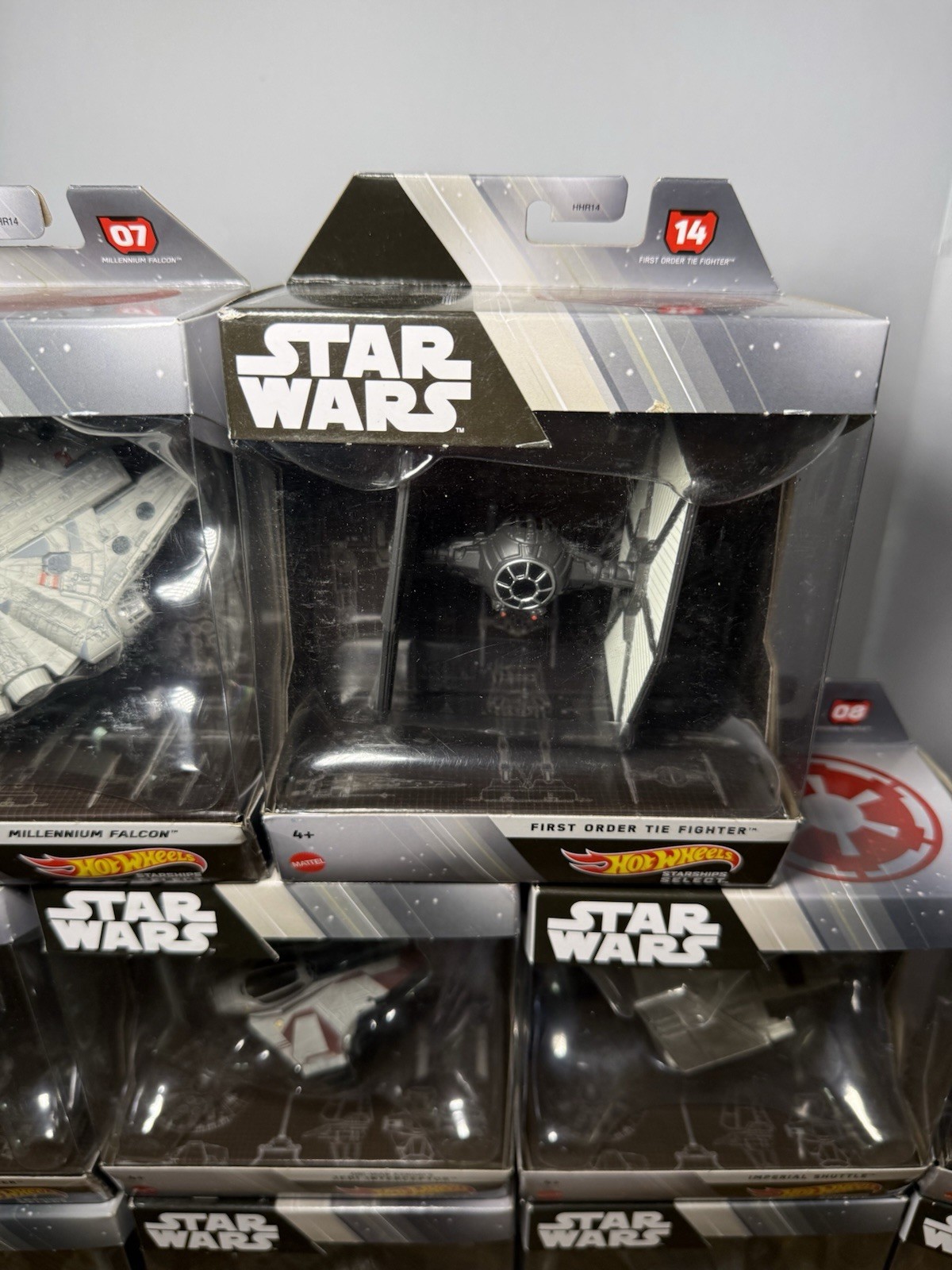Hot Wheels Star Wars Starship Select, Lot Of 14 Sealed ~ AT-ST, Imperial Shuttle
