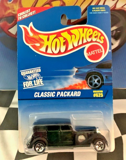 Hot Wheels 1997 Mainline 625 1930s Classic Packard BLACK 5SP China