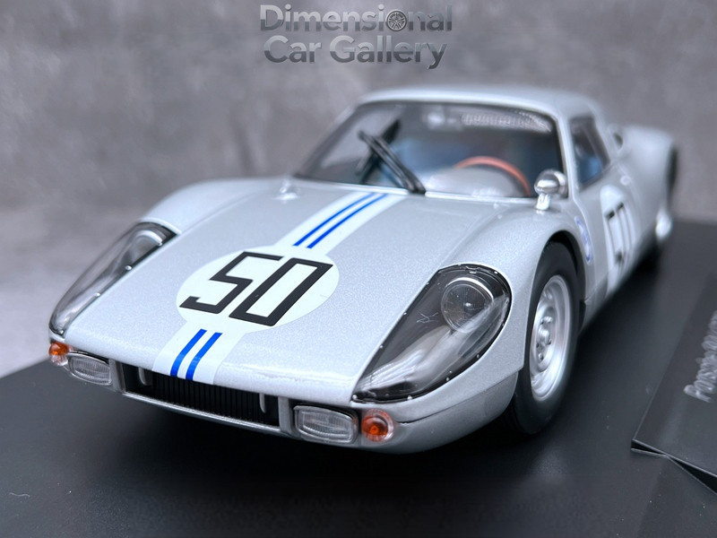1:18 norev Porsche 904 gts Silver Turtle 50 Closed Alloy car model