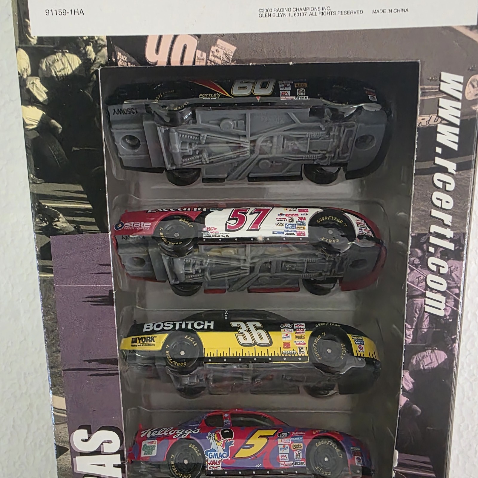 Racing Champions Vintage 2000 Nascar 5-Pack Diecast Replicas 64th Mint In Packag