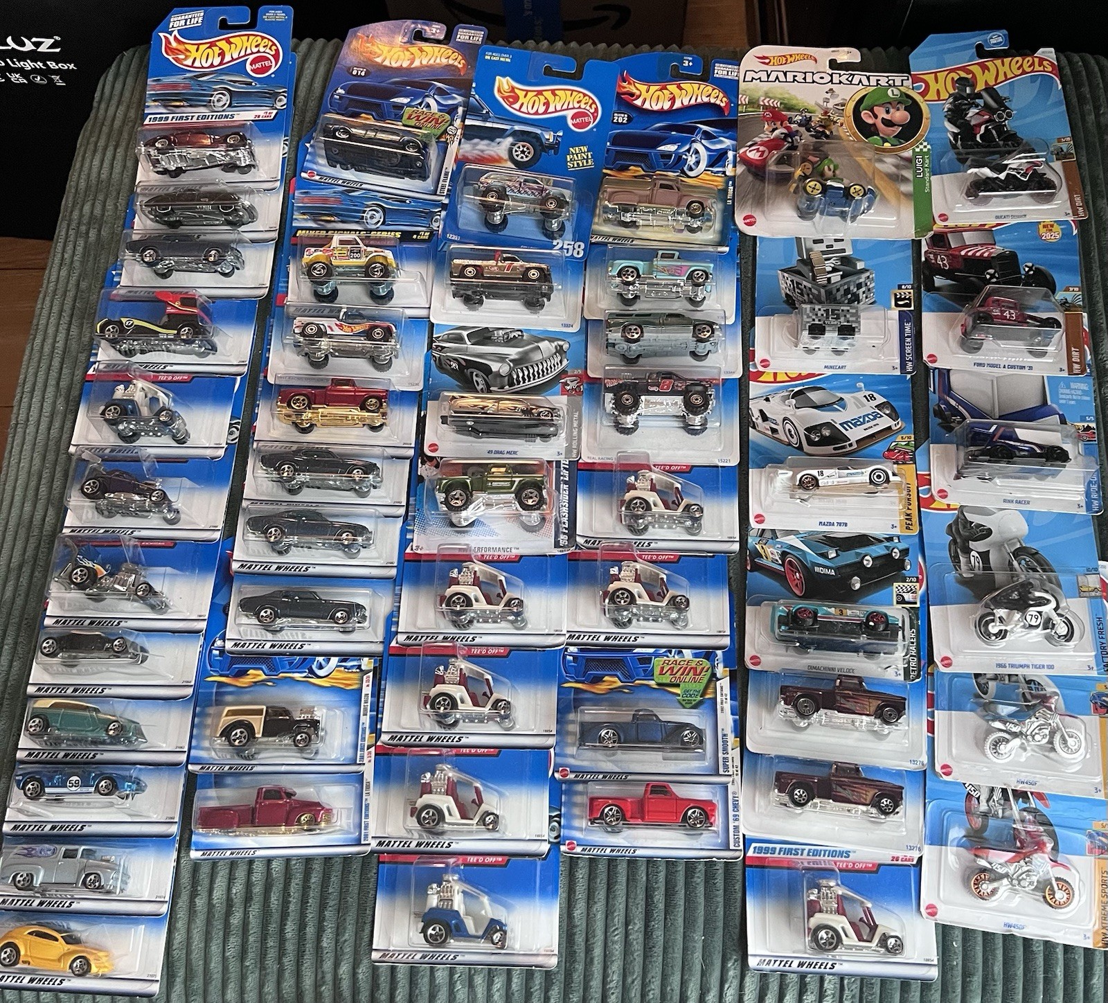 Hot Wheels Lot #1 of 50 Diecast Cars Mixed Collection New On Original Cards.