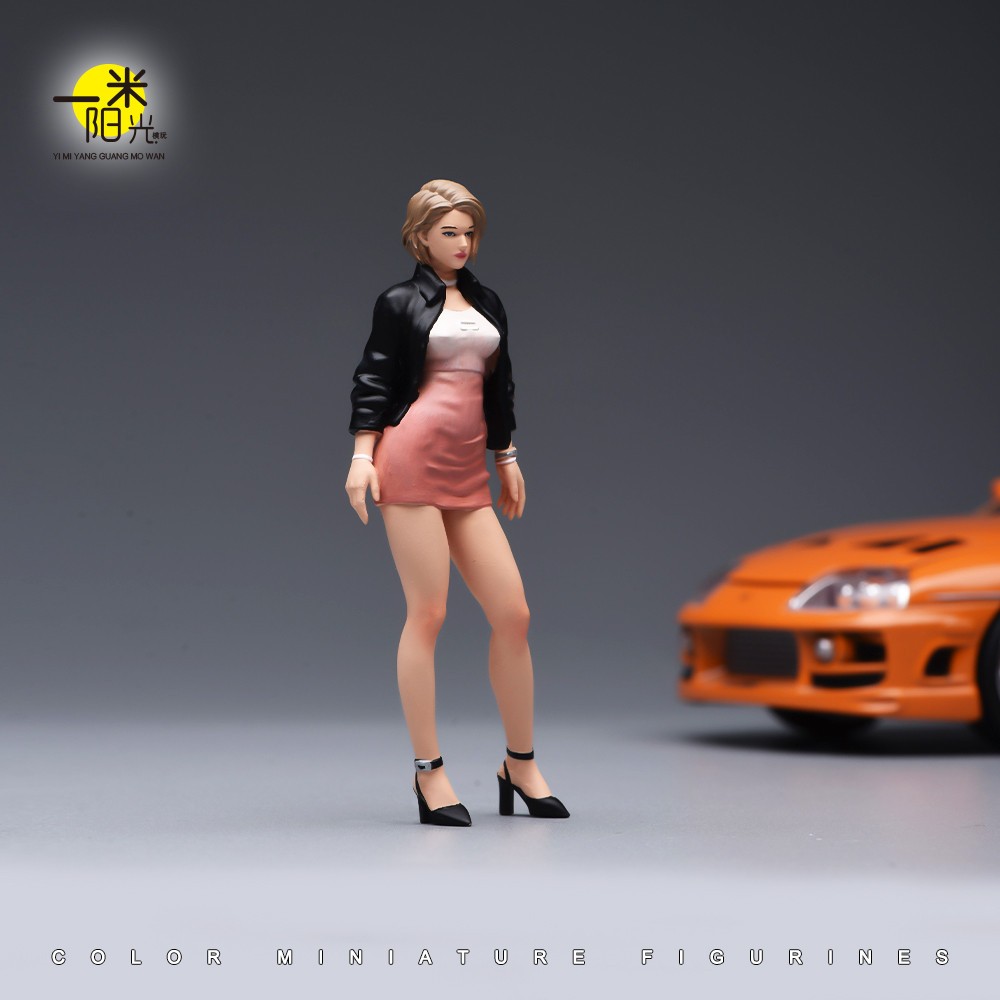1/18 Sexy Mini skirt Dress Female Girl Scene Miniature Figure Doll Model Gift