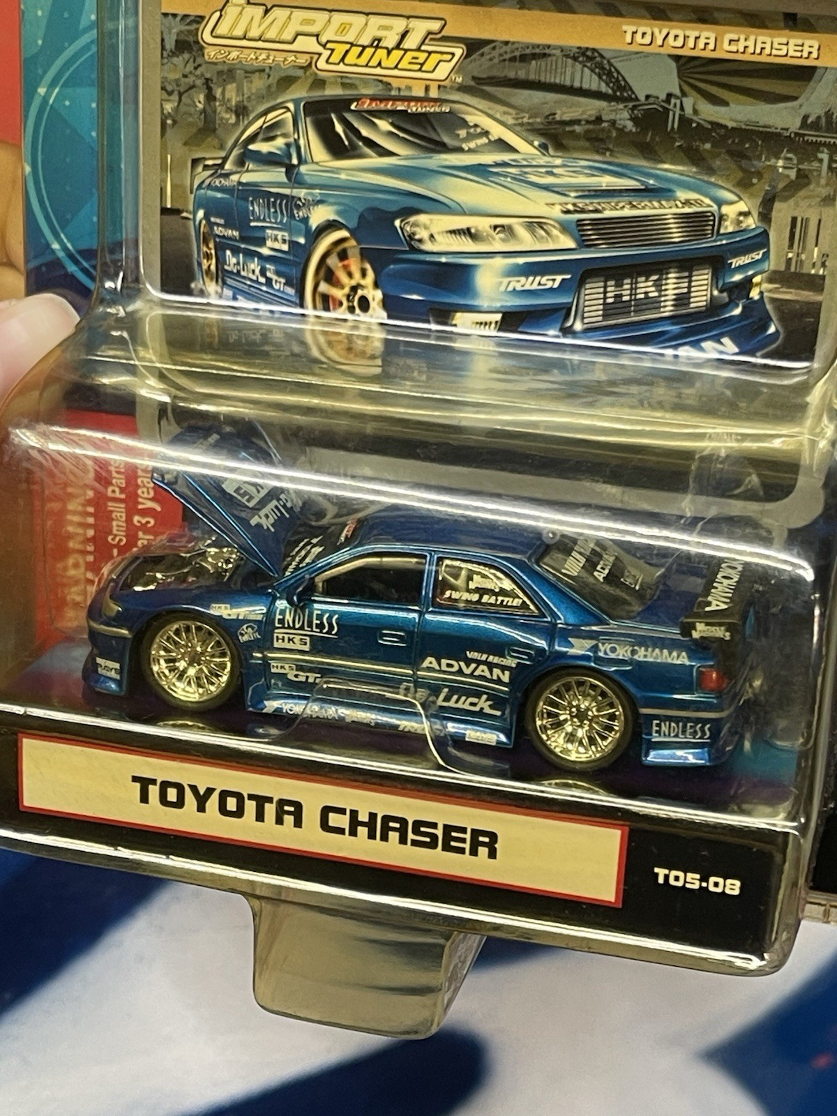 Rare 2005 1:64 Muscle Machines Import Tuner Toyota Chaser Brand New