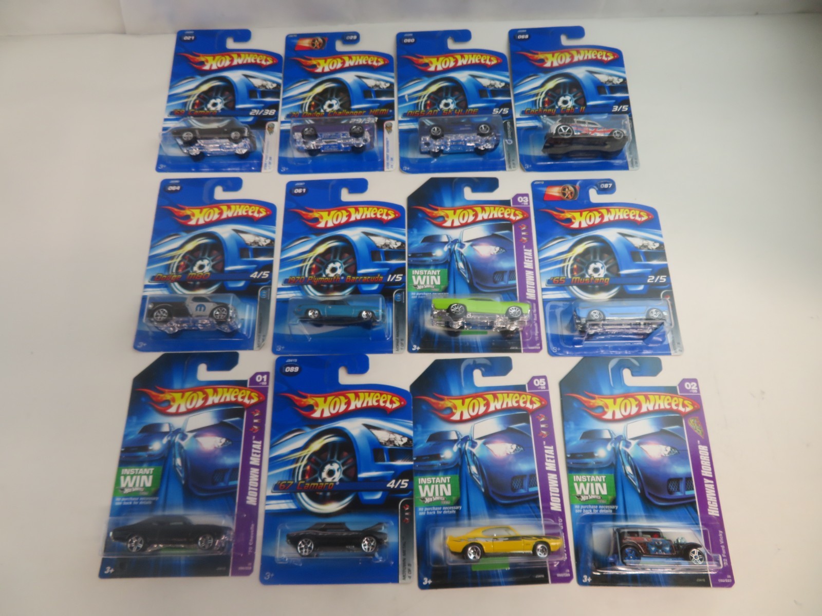 Hot Wheels Mixed Lot 1/64 Scale Lot Of 12 P