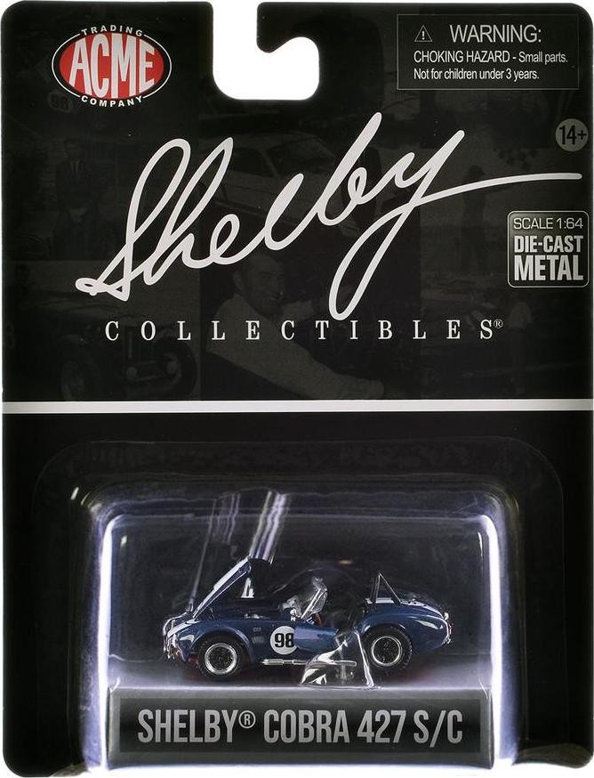 1965 Shelby Cobra 427 S/C (Set of 6) in 1/64 scale models by Shelby Collectibles