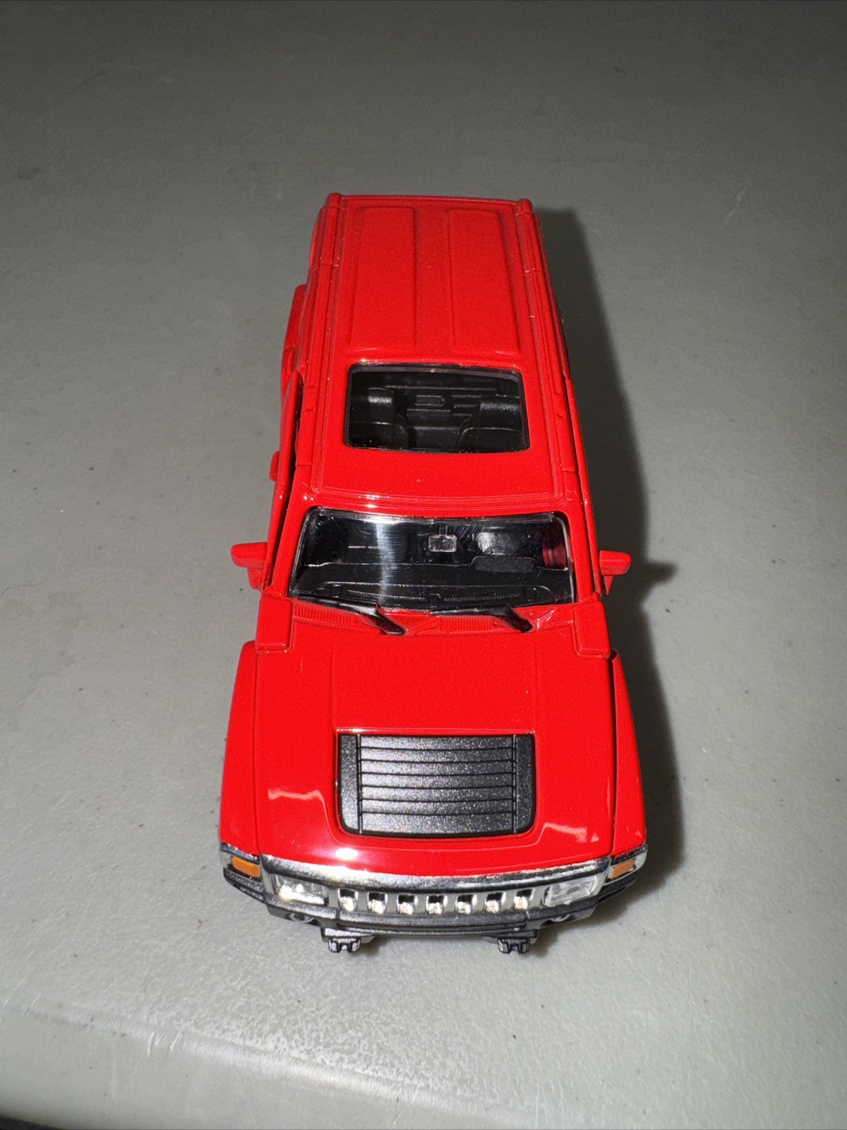 Welly Hummer H3 Die Cast Car 43629 Licensed 4 1/2 Inches Pullback Red New