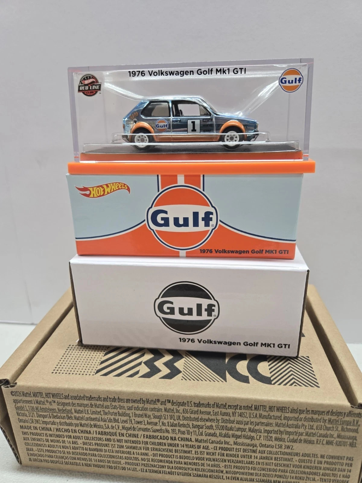 2026 Hot Wheels RLC 1976 Volkswagen Golf MK1 GTI Gulf Livery 🔥 In Hand !!