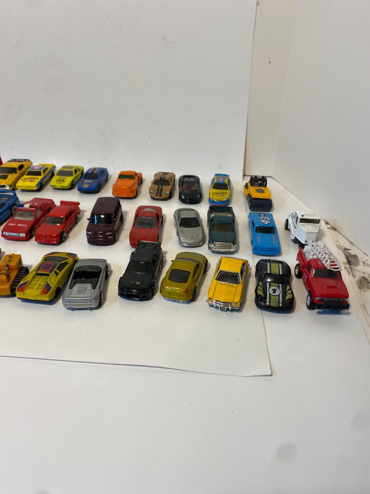 Lot of 185 Matchbox cars, trucks, and other equipment HO scale
