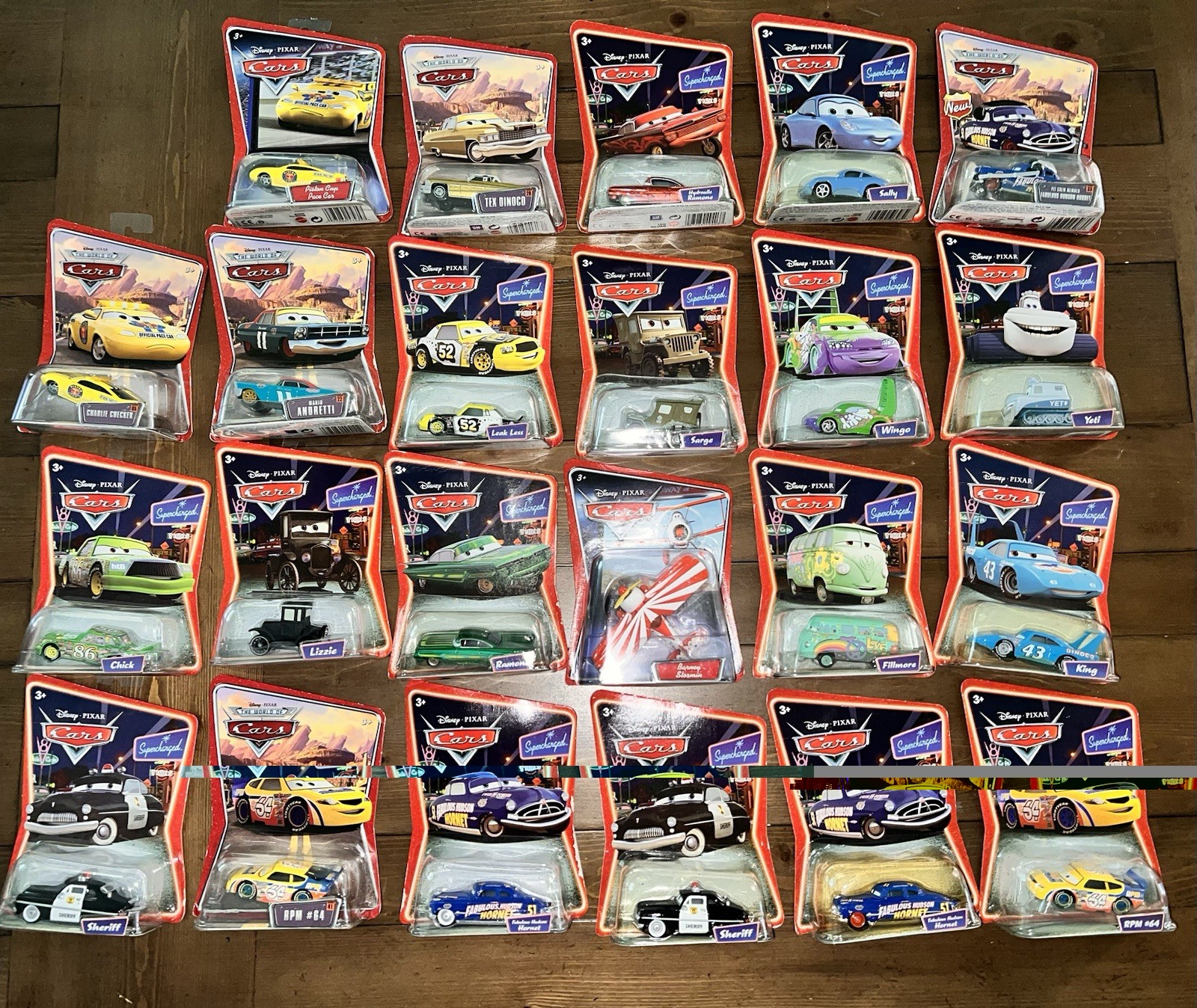 Disney Pixar Cars lot of 23 unopened from 2006 & 2007