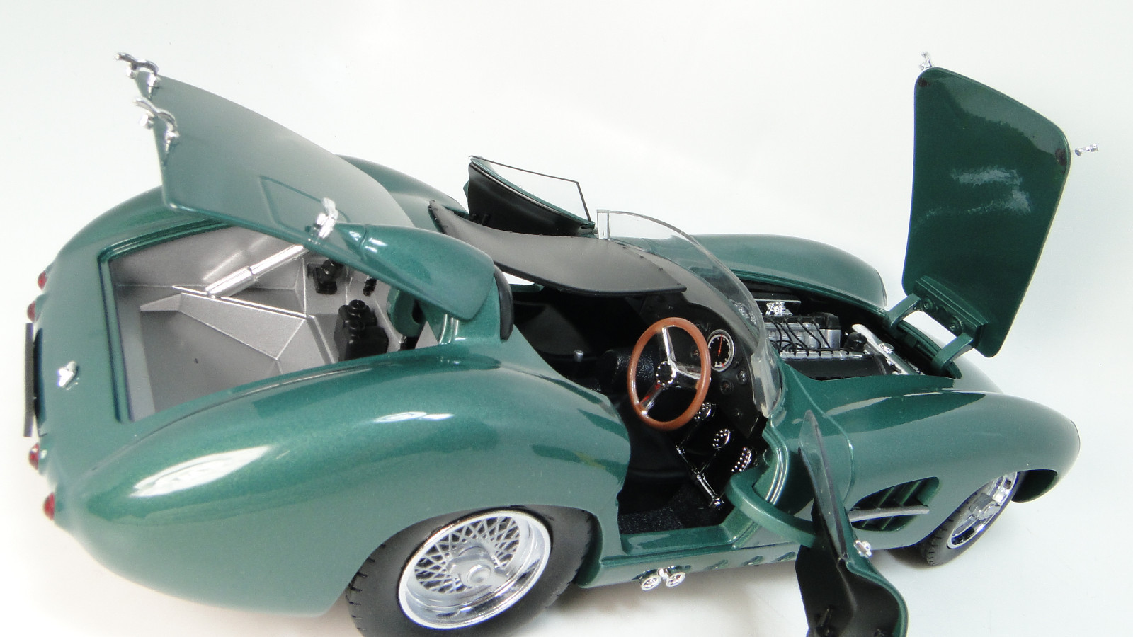 1:18 24 Le Mans Race Car 12 Racing Racer Carousel SLR Metal Diecast Model
