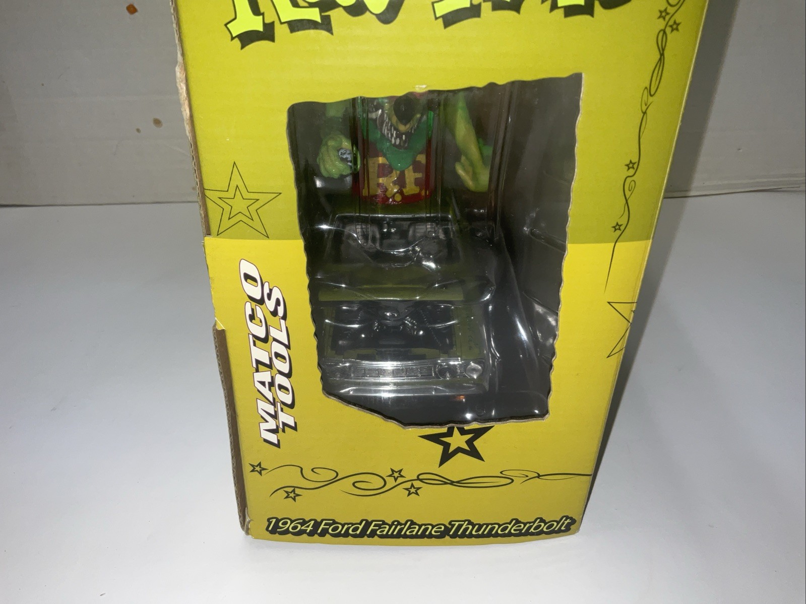 Marco Tools Rat Fink 1964 Ford Fairlane Thunderbolt Hot Rod Car Ed Roth.