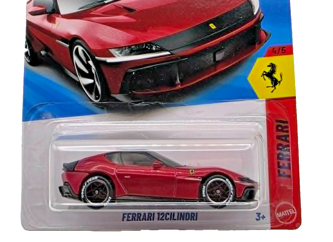 Hot wheels Ferrari 12CILINDRI , Real Riders, Rubber Tires, Custom Wheel swap