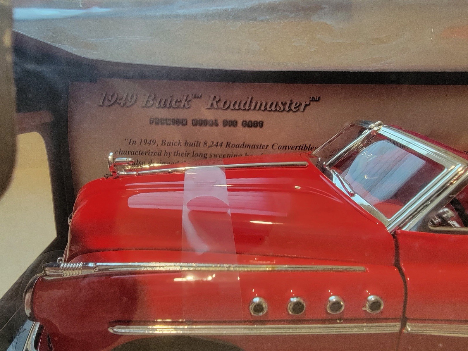 Motor Max American Graffiti 1:18 1949 Buick Roadmaster Red Diecast Car